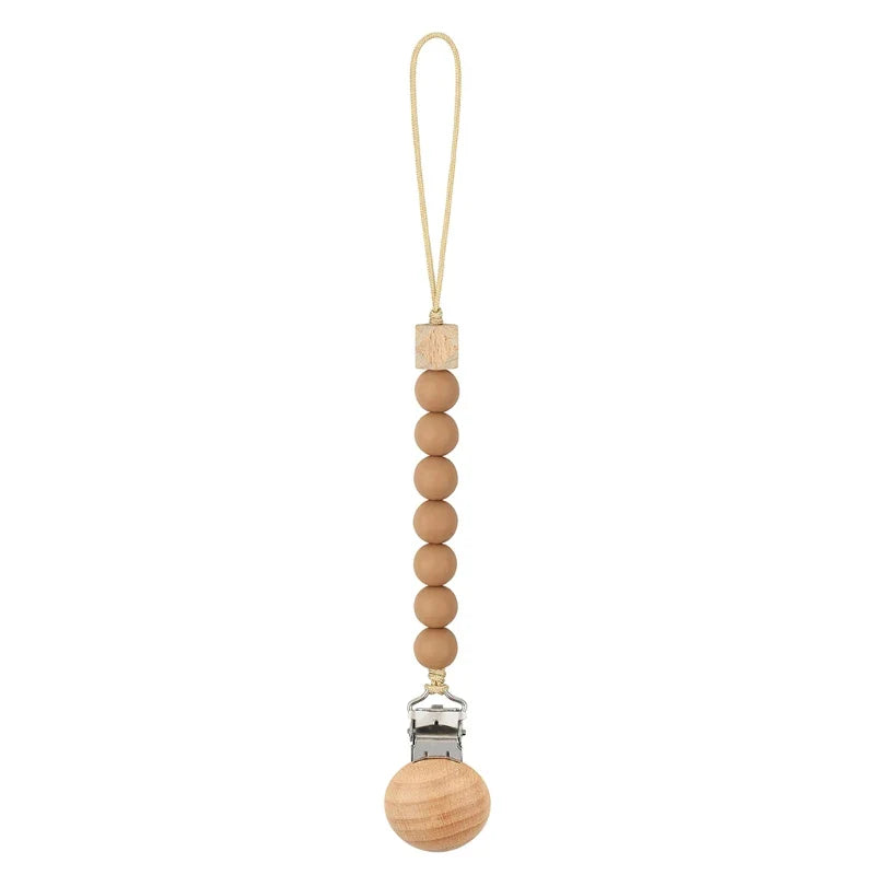 Teething Beads Pacifier Clip