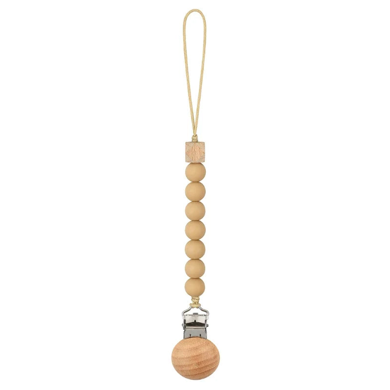 Teething Beads Pacifier Clip